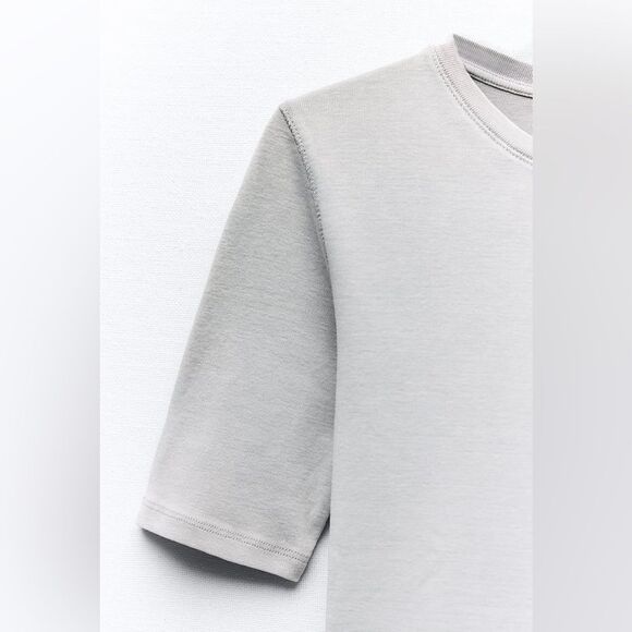 ZARA WASHED COTTON SHIRT - Picture 4 of 6